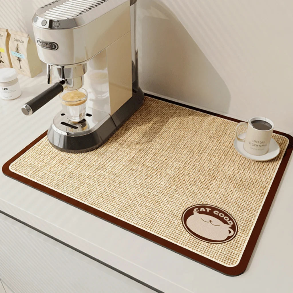 Dish Drying Mat Diatomite Quick-Drying Machine Washable