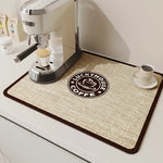 Dish Drying Mat Diatomite Quick-Drying Machine Washable