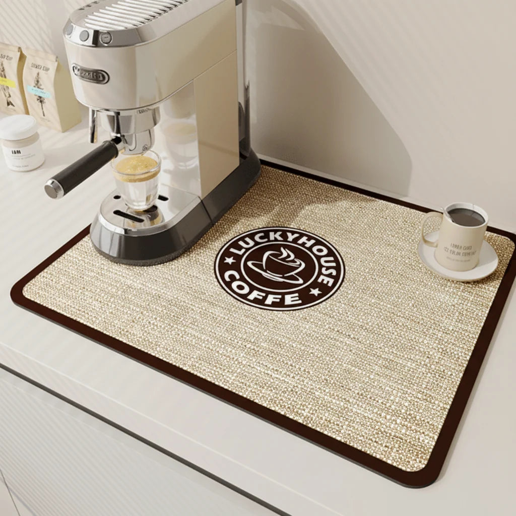 Dish Drying Mat Diatomite Quick-Drying Machine Washable