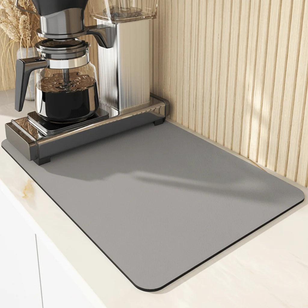 Dish Drying Mat Diatomite Quick-Drying Machine Washable