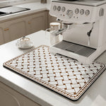 Dish Drying Mat Diatomite Quick-Drying Machine Washable