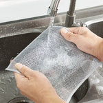 Dish Scrubber Steel Mesh Non-Scratch Rust-Resistant