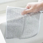 Dish Scrubber Steel Mesh Non-Scratch Rust-Resistant