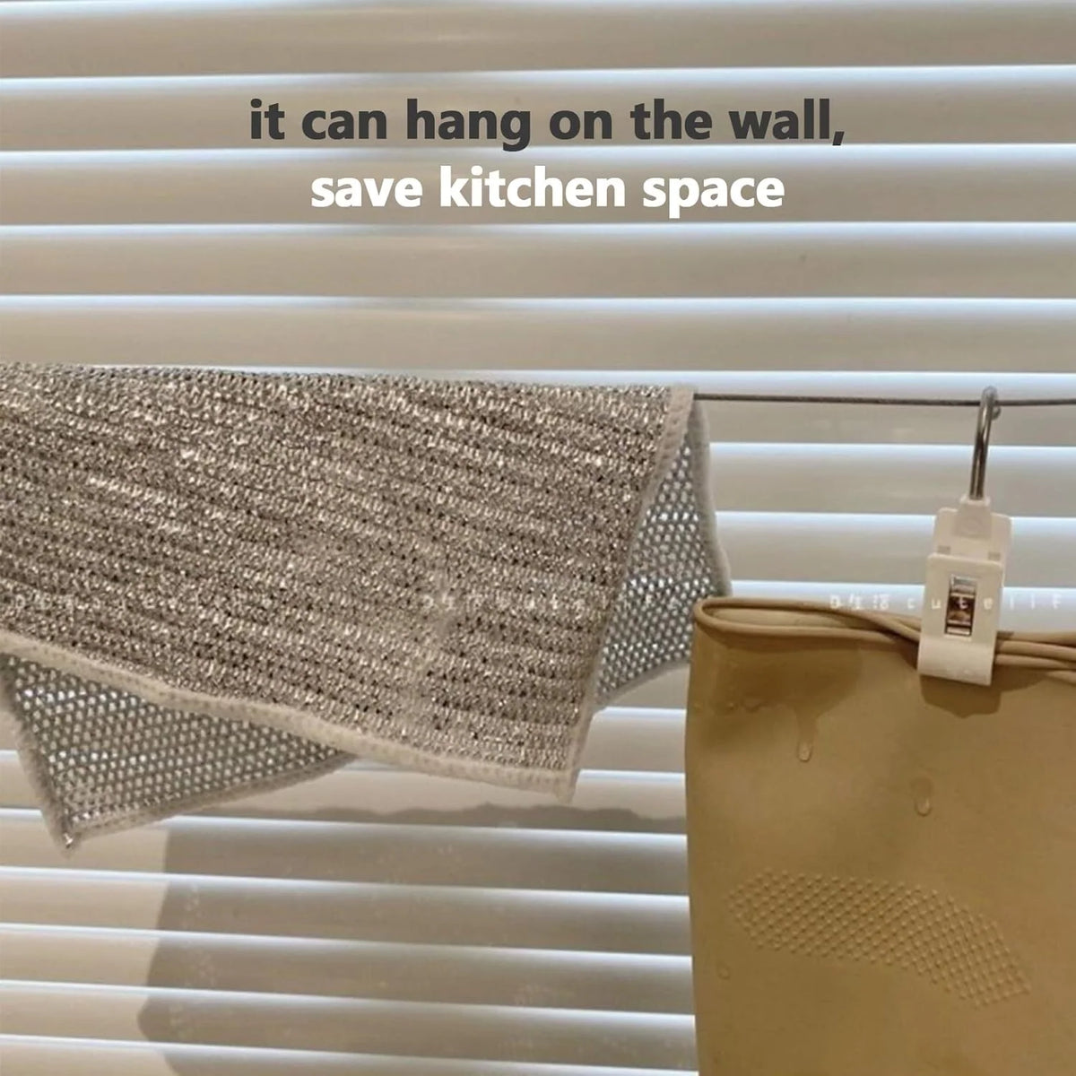Dish Scrubber Steel Mesh Non-Scratch Rust-Resistant