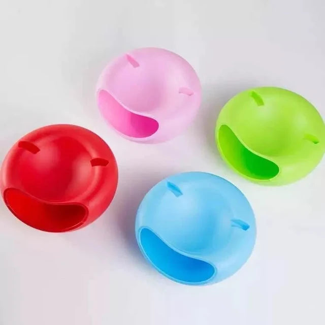 Dish With Phone Holder Double-Layer Plastic Ovals