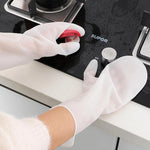 Dishwashing Gloves Dense Soft Brush Non-Slip Grip