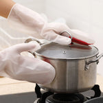 Dishwashing Gloves Dense Soft Brush Non-Slip Grip