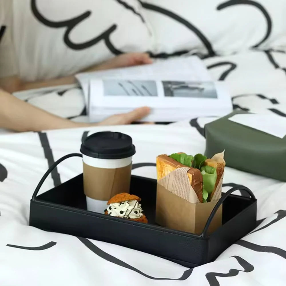 Display Tray Iron Integrated Handles for Organization