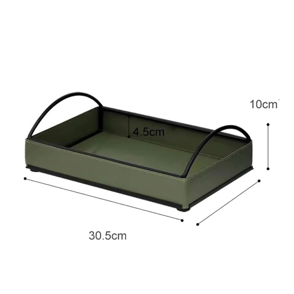 Display Tray Iron Integrated Handles for Organization