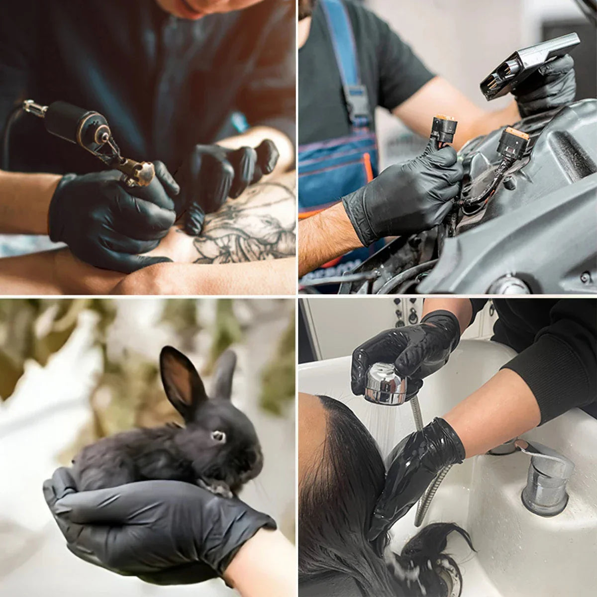 Disposable Gloves Textured Grip Powder-Free 100 Pack