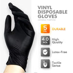 Disposable Gloves Textured Grip Powder-Free 100 Pack