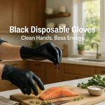 Disposable Gloves Textured Grip Powder-Free 100 Pack