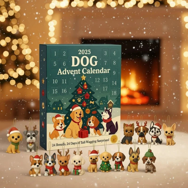 Dog Advent Calendar 24 Toys Treat-Free Surprises