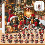 Dog Advent Calendar Dachshund-Themed 24 Accessories