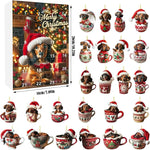 Dog Advent Calendar Dachshund-Themed 24 Accessories