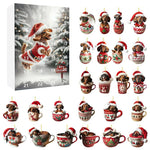 Dog Advent Calendar Dachshund-Themed 24 Accessories