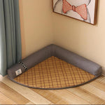 Dog Bed Cooling Velvet & Linen Hand-Washable