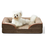 Dog Bed Orthopedic Foam Removable Machine-Washable Velvet Cover