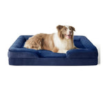 Dog Bed Orthopedic Foam Removable Machine-Washable Velvet Cover