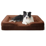 Dog Bed Orthopedic Foam Removable Machine-Washable Velvet Cover