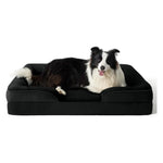 Dog Bed Orthopedic Foam Removable Machine-Washable Velvet Cover