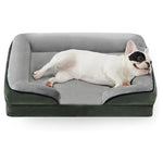 Dog Bed Orthopedic Foam Removable Machine-Washable Velvet Cover