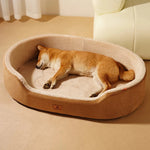 Dog Bed Orthopedic Foam Waterproof Lining Raised Edges