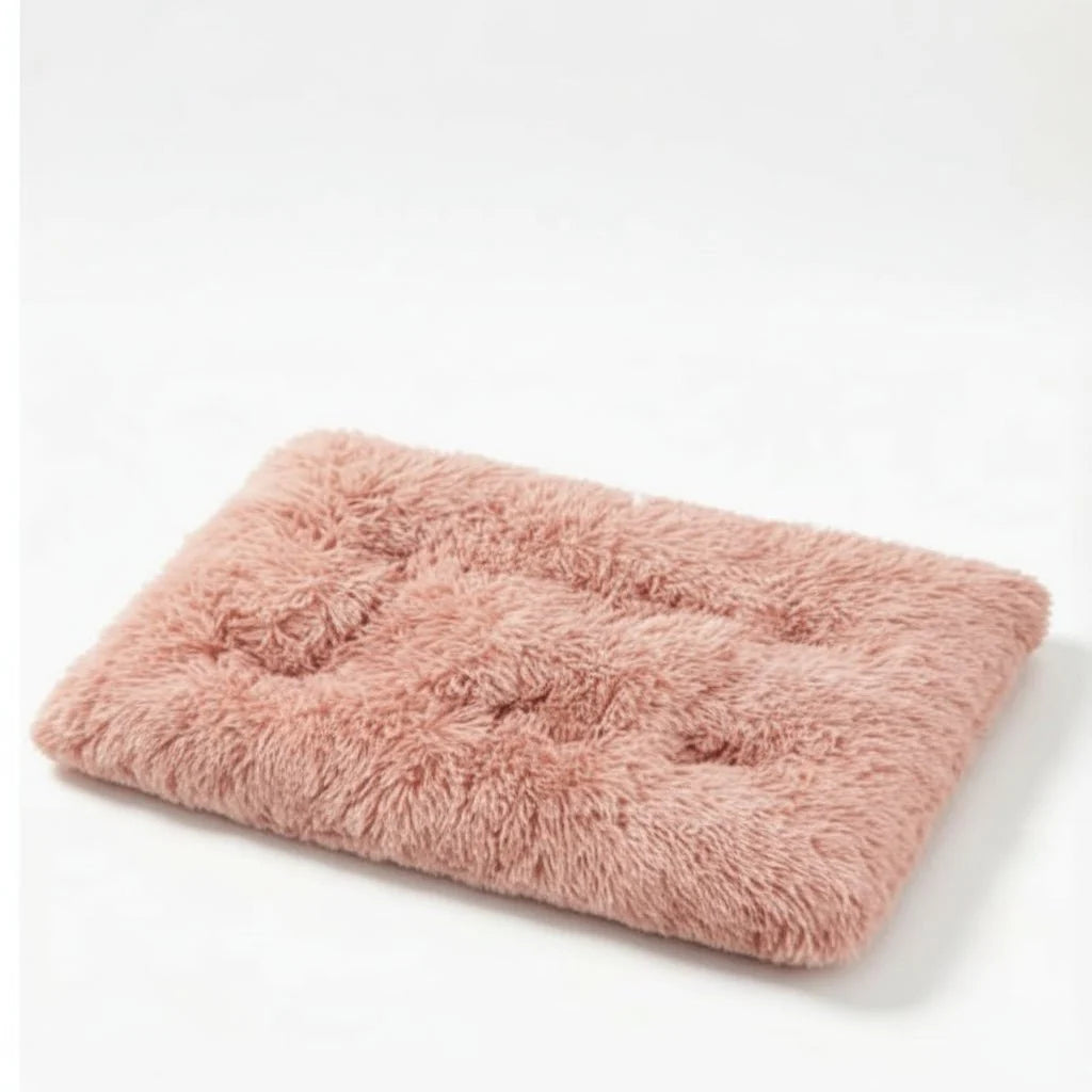 Dog Bed Orthopedic Foam Waterproof Lining Removable Faux Fur Cover