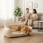 Dog Bed Orthopedic Memory Foam Raised Edge Washable Cover
