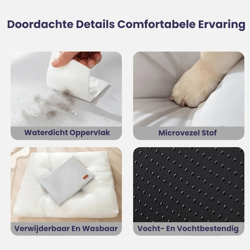 Dog Bed Orthopedic Memory Foam Waterproof Machine-Washable Cover