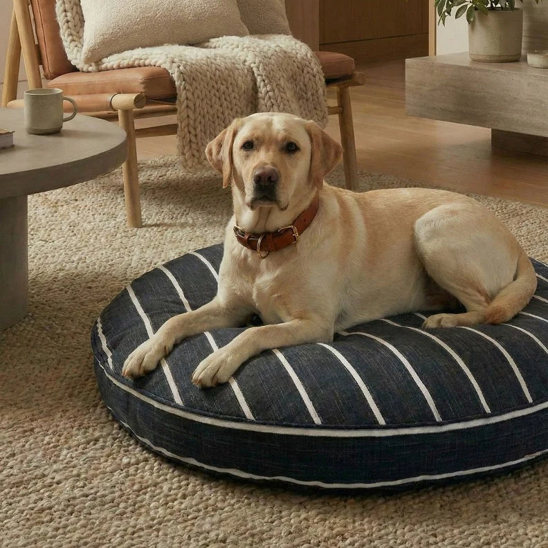 Dog Bed Round Machine-Washable Cover Hypoallergenic Fill