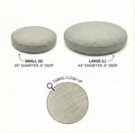 Dog Bed Round Machine-Washable Cover Hypoallergenic Fill