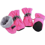 Dog Boots Water-Resistant Textured Grip Sole Set of 4