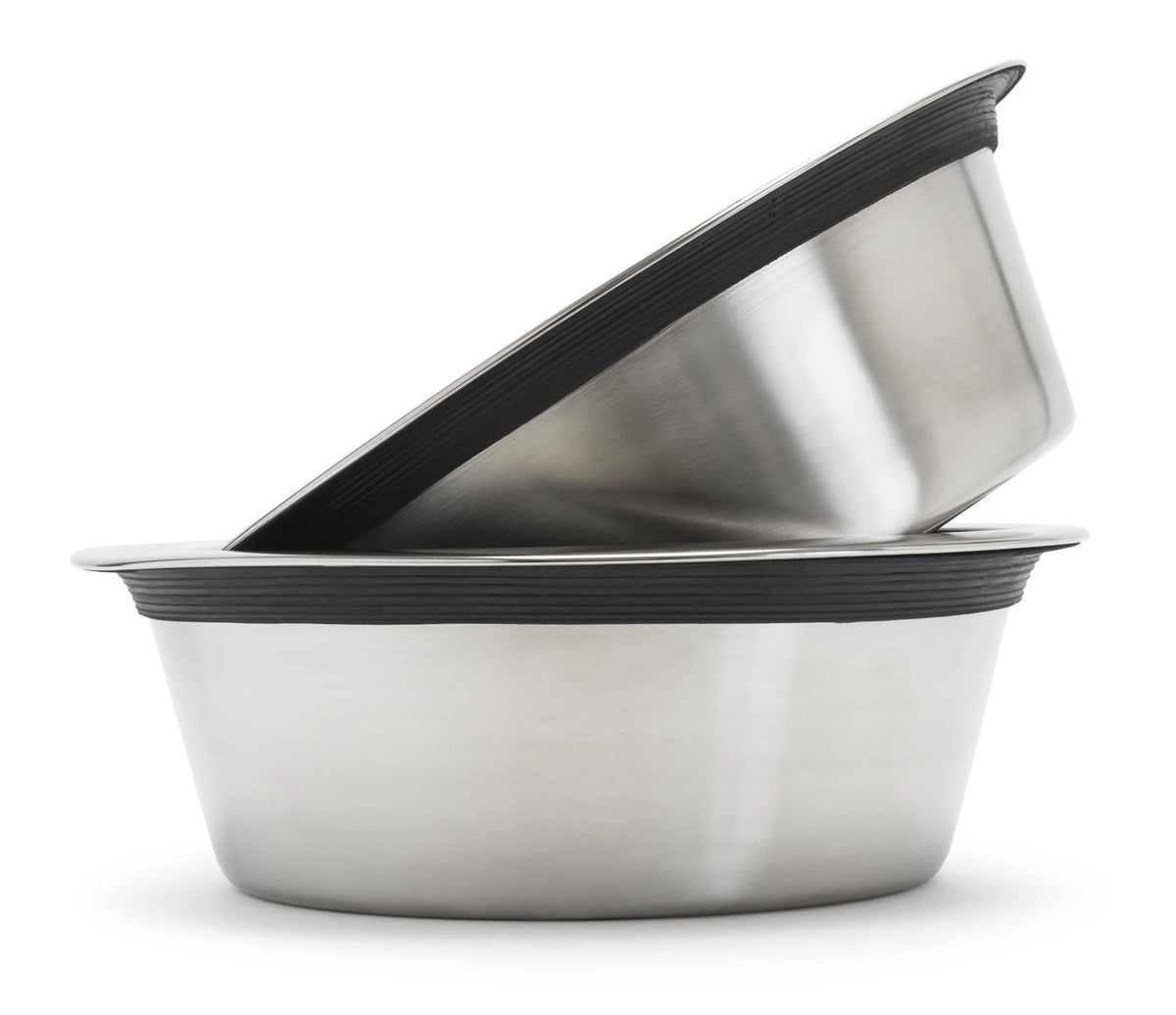 Dog Bowl Set Stainless Steel Non-Slip Set of 2