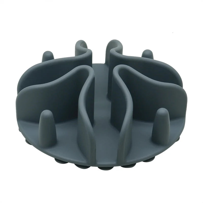 Dog Bowl Set Stainless Steel Silicone Slow Feed