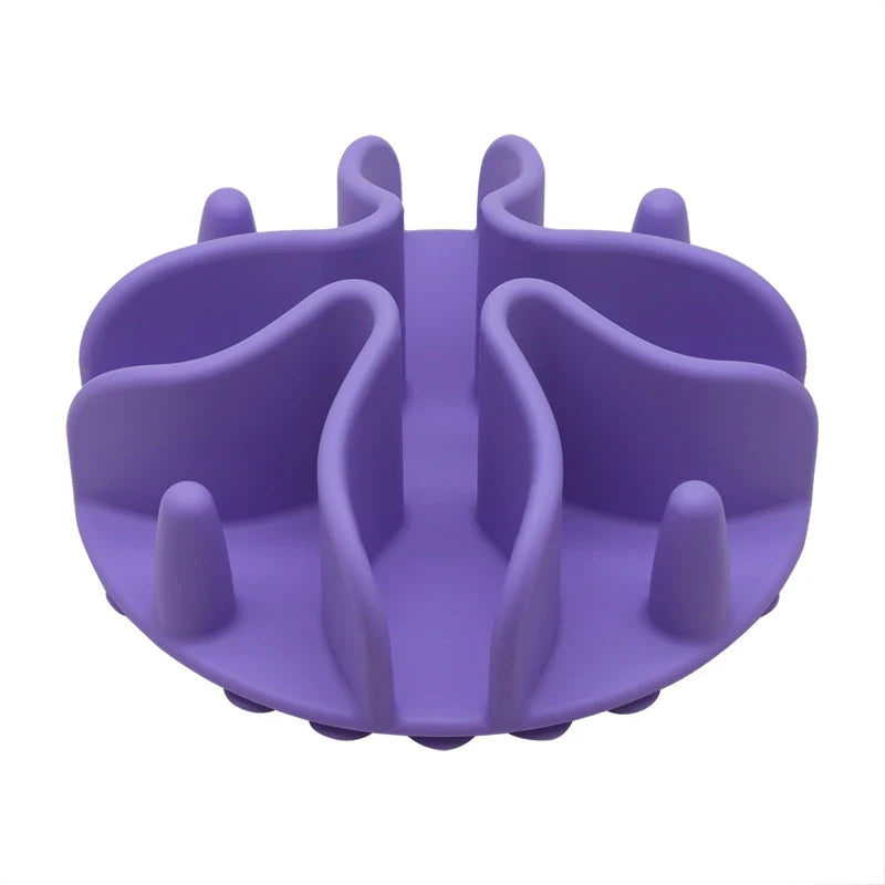 Dog Bowl Set Stainless Steel Silicone Slow Feed