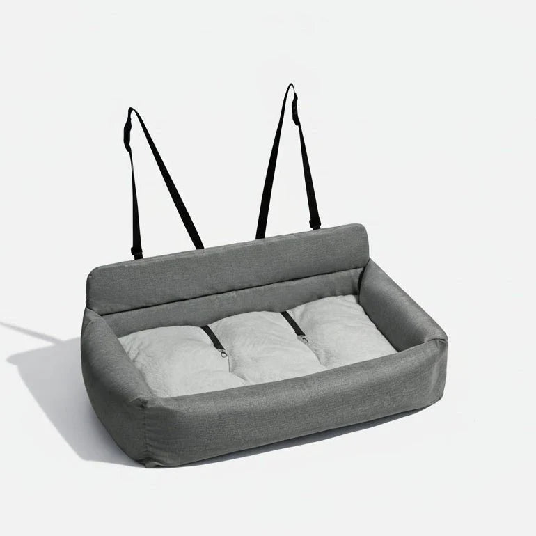 Dog Car Bed Washable Non-Slip Secure Straps
