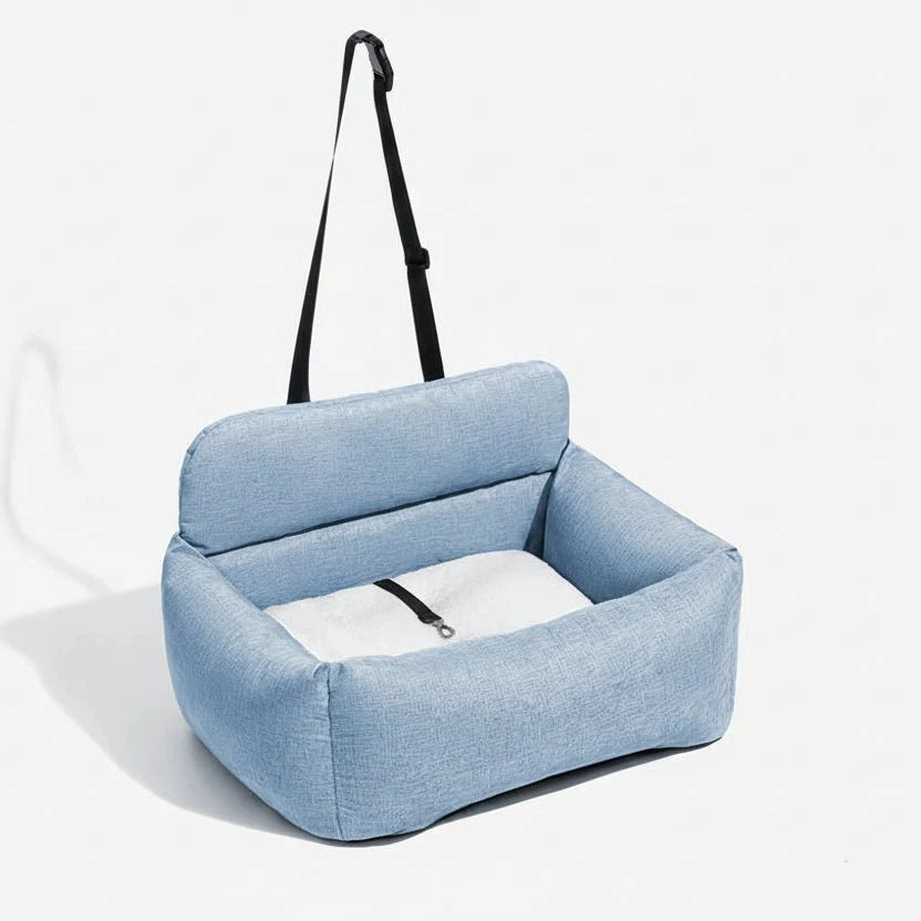 Dog Car Bed Washable Non-Slip Secure Straps