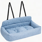 Dog Car Bed Washable Non-Slip Secure Straps