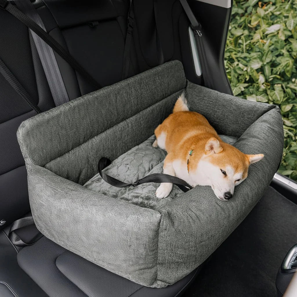 Dog Car Bed Washable Non-Slip Secure Straps