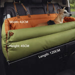Dog Car Seat Bed Faux Leather Non-Slip Base