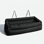 Dog Car Seat Bed Faux Leather Non-Slip Base