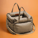 Dog Car Seat Elevated Padded Integrated Safety Belt