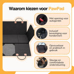 Dog Car Seat Extender Waterproof Memory Foam Rigid Base