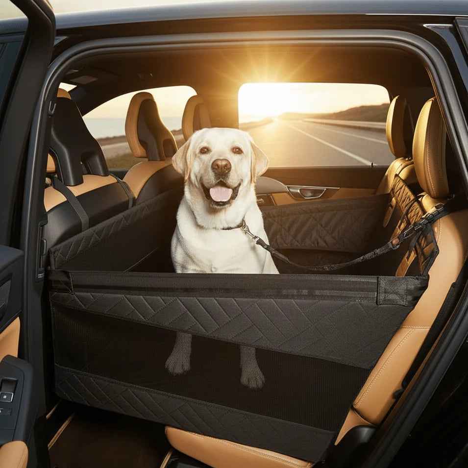 Dog Car Seat Protector Waterproof Non-Slip Underside