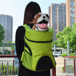 Dog Carrier Backpack Hands-Free Breathable Mesh & Zippered Panels