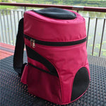 Dog Carrier Backpack Hands-Free Breathable Mesh & Zippered Panels