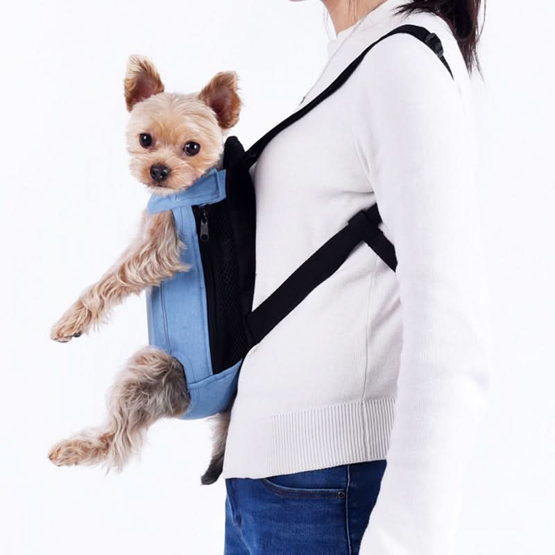 Dog Carrier Bag Ergonomic Hands-Free Safety Strap