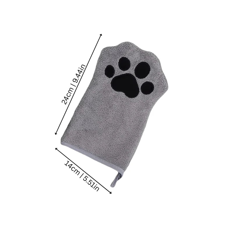 Dog & Cat Bath Gloves Absorbent Quick-Dry 2-Pack