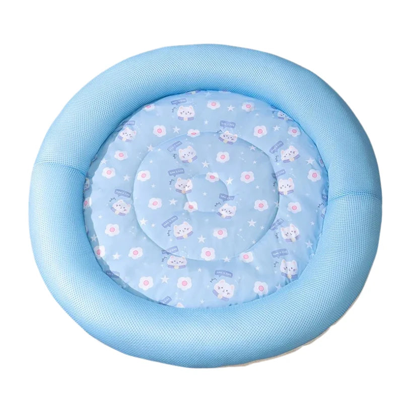 Dog & Cat Bed Plush Bolster Non-Slip Base